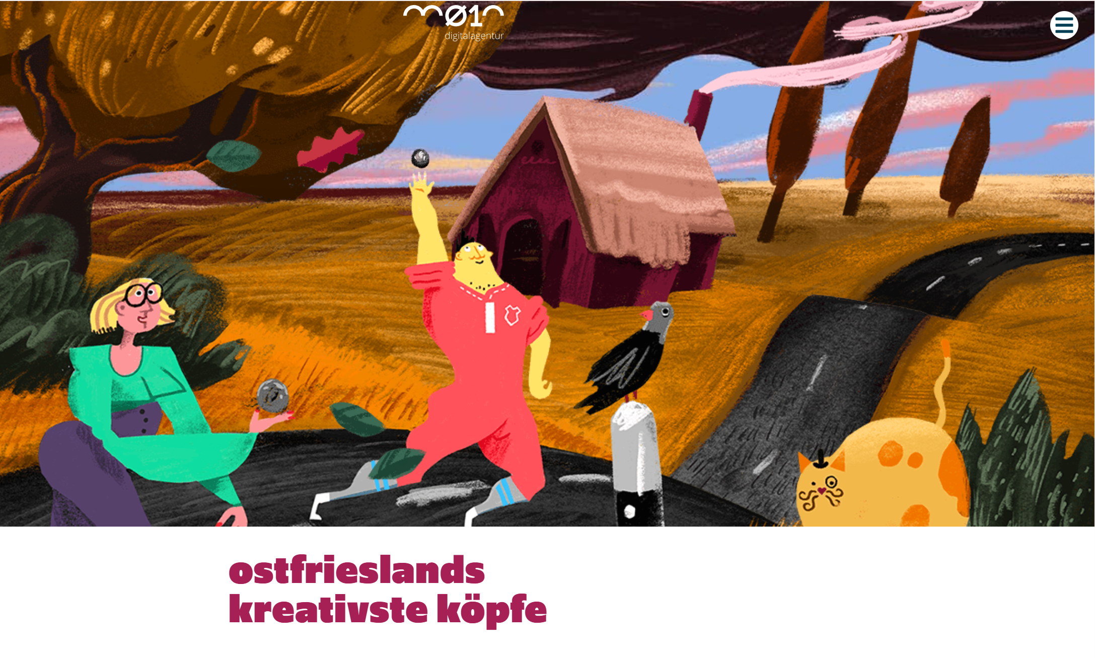 Die neue Agentur-Seite